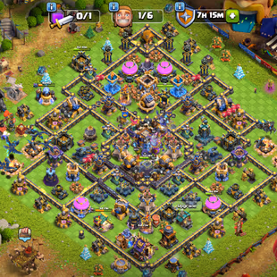 LEAGUE FULL SET! TH18 MAX TYPE!! HELPER HUT MAX! HERO MAX! SB/AF/FA/MM/FB/HT/MS/RS/EB/-MAX ALL!NC-500 BOTH SIDE MAX BASE - Image 2