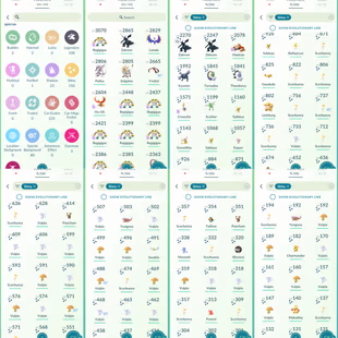 Level 60 | Shiny Background Vulpix | 150 Shiny | 100 Legendary | Hundo Lunala | Hundo Cresselia | 395 Rare Candy   - Image 3