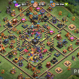 P624-||🔥TH17 ONLY FEW UPGRADE LEFT🔥||HERO-92-100-57-70-45-7||EPIC EQUIPMENT-SB27-FA27-FB27-EB27||WALL-DEFENSE FULL MAX - Image 1