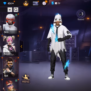 X215|Lvl 44|43 CHARACTER|52 COSTUME|23 VEHICLE|83 WEAPON(6 EVO+17 MYTHIC)|M1014 Scorpio Lv.4|Mp40 Predator Lv.3|BRASS KN - Image 4