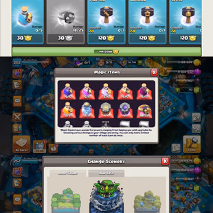 🔥ALMOST MAX TH-18🔥XP-252! 6X EPIC EQUIPMENTS MAX! HEROES:-105-105-95-80-55-10! MAX TROOPS AND PETS! FAST DELIVERY - Image 4