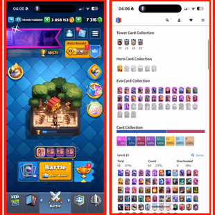 FULLY LOADED WITH MAGIC ITEMS | MAX YOUR DECK  | LVL 71 | OP 70 ELITE CARDS | 26 EVO CARDS | 4 SHARDS  - Image 3