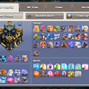 🚀SUPER LEGENDARY TH17🚀EPIC EQUIPMENTS | 500 GEMS FOR NAME CHANGE | MAGIC ITEMS | SAFEST ACCOUNT | INSTANT  DELIVERY | - Image 3