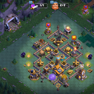 🌟BEST OFFER | TH 18 FULL MAX DEFENCE 🌟HERO 100-100-73-76-52 | EPIC GG[MAX] RS[MAX] EB-26 FA-23 | RARE COSMIC SCENERY  - Image 7