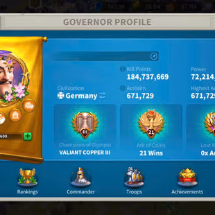 All Platform: 72M - Vip 15 - 10 Commanders   - 59 Passport - 15M1 Credit - 2 Farm - 84k Gems - Image 3