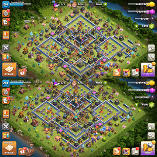 PREMIUM TH-14! XP-214! EPIC FIREBALL! ALMOST MAX DEFENSE! HEROES:-48-52-42-25-22! ALL PETS! FAST DELIVERY - Image 1