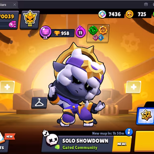 266 SKINS | 33 HYPERCHARGED | 70.039 TROPHIES | 96 BRAWLERS | 49 MAX BRAWLERS  - Image 1