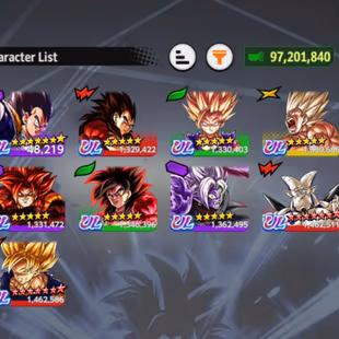 D874-IOS+Android-Meta-9 UL(SS4 Goku+SS4 Vegeta+SS4 Gogeta+Zamasu+SS Goku)+38 Legends+Vip Equi+SS2 Gohan 10 Red Star+Goku - Image 1