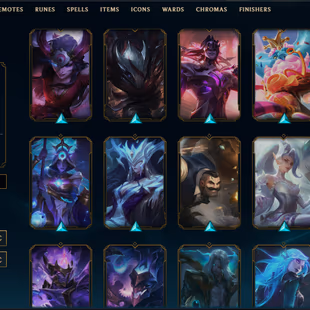 SEVER [ LAN ] - 473 LVL  - UNRANK - 250 SKINS - FULL CHAMP [ 177777 BE - 1535 RP ] - FULL ACCESS  - Image 5