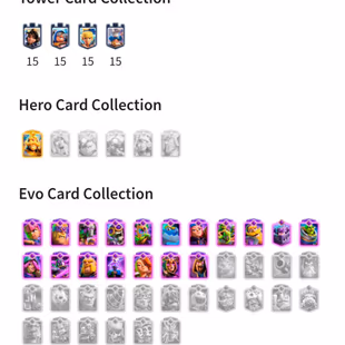 🔥KT15 XP70🔥 | 121 MAX 40 ELITE | 6 CARD LVL16 | 18 EVO | 11223 TROPHY | 144 EMOTE | 402 GEMS | INSTANT DELIVERY - Image 3