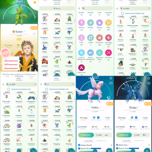 1913 Level 70 Eternatus Palkia100 Shiny Celebi Shiny Deoxys Shiny Palkia-Dialga Origin Forme - Image 3