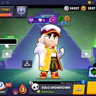 FURIOUS FANG | 385 SKINS | 71.800 TROPHY | 100 BRAWLERS | 53 HYPERCHARGED | 57 MAXED BRAWLERS | 39 PRESTIGE - Image 1