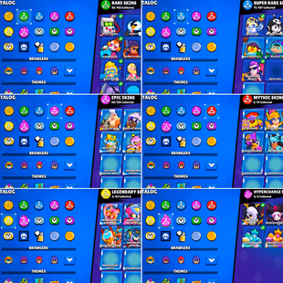 🔥TOP 35 MAX BRAWLER🔥 59K TROPHY | 25 HYPERCHARGE |NAME CHANGEABLE | 238 BEST SKINS | 83 RARE SKINS | CHECK PHOTOS |  - Image 6