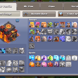 🔥TH10 MAXED[NOTHING LEFT TO UPGRADE]-7X EPIC EQUIPMENT-2X SCENERY-1X AQ SKIN-77 CWL MEDALS-FREE NC- LOTS OF MAGIC ITEMS - Image 4