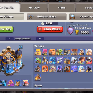 [LIMITED DEAL]💎PREMIUM TH18 | 55 HEROS SKINS🔥PREMIUM 5 SCENERIES | 33 ALMOST MAX EQUIPMENTS| 2700 SPARKY STONES |  - Image 3