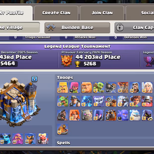 🔥 DRAGON STATUE!XP 256!TH 18 NEAR MAX!9 EPIC MAX!HEROS:105-105-95-80-55!FULL MAX WALLS!NEAR MAX TROOPS! STRONG DEFENCE - Image 4