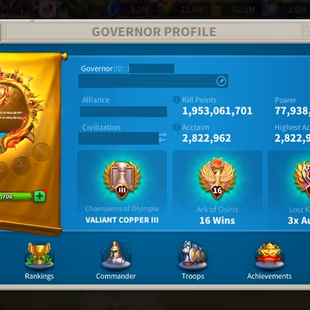 77M POW - Vip 16 - 1,9B Kill Points - 3x Autarch - 43 Passport (Ready to move) Skin House: On Wings of Sailcloth - Peter - Image 1