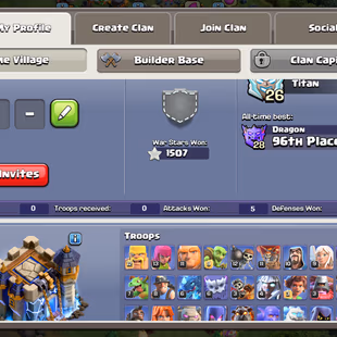 🔥Xp-223🔥 || Th18 || All Epic Equipment || Heroes 95-100-72-75-59 || 6 Builders || Nc Available || Cheapest Account - Image 2