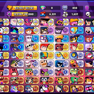 11.11 PIN | 16 MYTHIC SKINS | 291 SKINS | 45.800 TROPHY | 98 BRAWLERS | 20 HYPERCHARGED | 33 MAXED BRAWLERS | 9 BUFFIES - Image 3