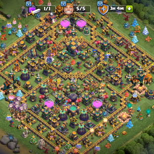 TH 14 FULL MAX | XP 209 | 80-80-60-60-30 | SKINS | 2.6K PLUS GEMS | NC AVAILABLE | FULLY ACCESS AND INSTANT DELIVERY - Image 2