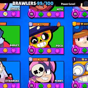 BEST DEAL | 3v3 WINS | 77K TROPHY | 290X SKINS | 100/99 BRAWLER | 46X MAX | 37X HYPER | BEST SKINS - Image 5