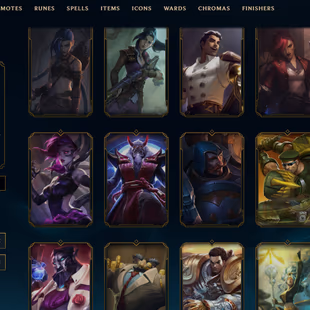 SEVER [ LAS ] - 126 LVL  - PLAT TFT  - 45 SKINS - 129 CHAMP [ 28980 BE - 100 RP ] - FULL ACCESS - Image 5