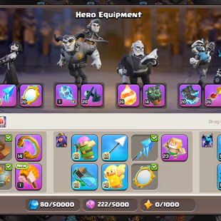 Th18 Almost Max [Dark Full Set] | Hero-100-100-76-53 | Equipment-15-Epic Almost Max | XP-270 | NC-Yes | BEST-DEAL - Image 5