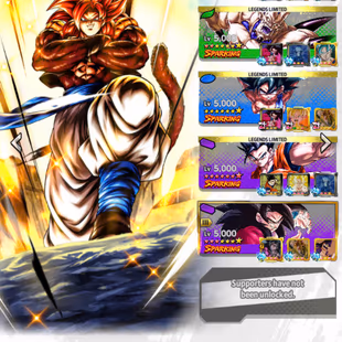 D884-IOS+Android-UL SS4 Gogeta Full Red Star+Good Team+Ultimate Gohan Full Red Star+39 Legends+Good Equi+Team GT1,GT2 - Image 4