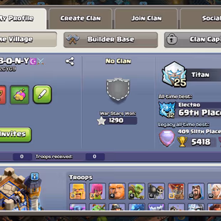 🔥[ TH-18 NEAR MAX ]🔥 2 LEAGUE SKIN || HEROS MAX || 5 EPIC MAX: SNAKE-GG-FA-FB-EB [MAX] | BH - MANY WALLS MAX || 1100  - Image 2