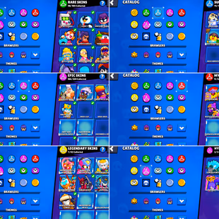 🔥EXTRA-PREMIUM 300 TOP SKINS🔥 62K TROPHY | 62X MAX BRAWLER | 48X HYPERCHARGE | 98 RARE SKINS | CHECK PHOTOS | INSTANT - Image 5