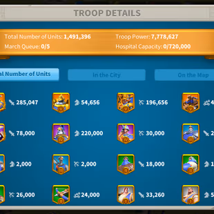 RISE36: 62M Might/ - Vip 16 - 59 PP(10M8 Credit) - 313 old Statu - 2 Skin - Farms - Image 2