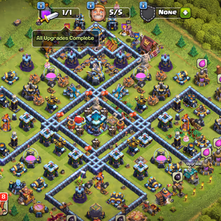 💫[ TH-13 FULLY MAX ]💫 S.BALL [MAX] - F.ARROW [MAX] - 8X EPIC || MAX DEFENCES - TROOPS - WALLS - HEROS - Image 2