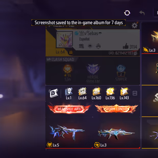 X322|LATAM SERVER|Lvl 64|50+ CHARACTER|118 BUNDLE SET|2 JJK BUNDLE(YUJI,MEGUMI)|194 COSTUME|284 WEAPON(3 EVO+46 MYTHIC)| - Image 2
