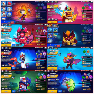 🔥 [MOST RARE] 6 DIGIT TAG | STAR SHELLY WITCH SHELLY | 500 SKINS | METEORIC FAME 2 | 96K TROPHIES | ALL MAXED BRAWLERS - Image 6