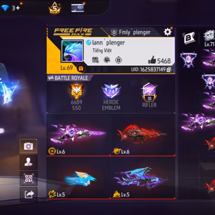 V97|LVL69|586COSTUME(51MYTHIC)|569WEAPON(6EVO+103MYTHIC)|DRACHEN-FISTLVLMAX|STERLINGCONQUEROR-M1887LVL6|MEGALODONALPHA-S - Image 3