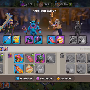 🔥TH 12 FULL MAX || HEROES 65-65-40-40 || 🔥6x EPIC EQUIPMENTS || RENAME AVAILABLE || SUPER ACCOUNT - Image 7