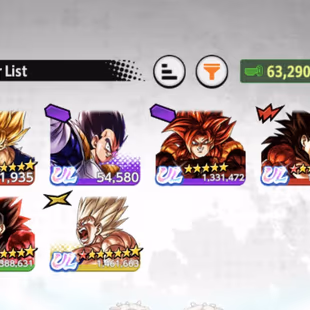 D965-IOS+Android-LR Super Vegito+6 UL(SS4 Goku+SS4 Vegeta+SS4 Gogeta+SS Goku)+43 Legend Limited+Good Equipment+Good Team - Image 3