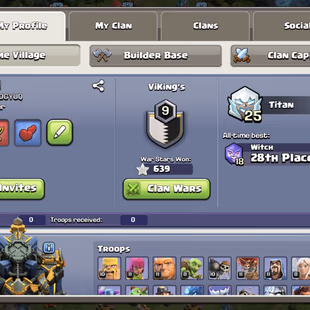 ||Xp192 Th 17 account|| 16max defense|| Good heros with 9Epic equipment|| Name change available|| 6th builder unlock|| - Image 2