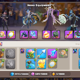 🔥COSMIC FULL SET🔥[TH18] NEAR MAX || HERO 105-105-90-80-42-8 || SOLID EPIC EQUIPMENT || HIGH PROFILE || CHEAP - Image 6