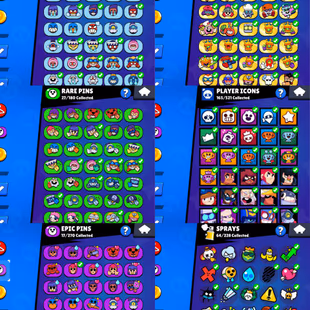 [DG-18] 34K-TROPHIES 85-BRAWLERS 11-HYPERCHARGED 7-MAXPOWER 120-SKINS OG SKINS 267-GEMS RENAME-60 CHEAP INSTANT  - Image 6