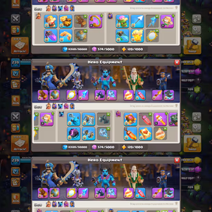 TH-18 MAX! XP-239! 9X EPIC EQUIPMENTS MAX! MAX HEROES! MAX WALLS! MAX TROOPS! INSTANT DELIVERY - Image 4