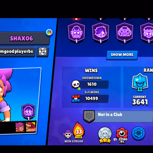 279 SKINS | 70.600 TROPHIES | 101 BRAWLERS | 20 HYPERCHARGE | 26 MAX | 45 PRESTIGE | 5 BUFFIES - Image 6