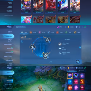 Legend Johnson JJK Gojo Xavier (N-53) | Hunter Dyrroth | KOF Aurora | 324 Skins | Emblems 100 Max | 4 Lucky Box - Image 3