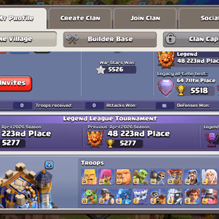 [5526 WAR STARS] XP 266 | TH18 FULLY MAXED | ALL HEROES MAX INCLUD DRAGON DUKE | NICE EQUIPMENT - Image 3