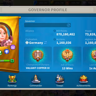 73M - Vip 15 - 12 Commanders - 22 Passport -1M Credit -347 Gold Head - 1 Farms (12M) - Image 3