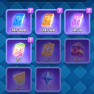 4.3k Cups / lvl 23 / Mega Knight deck / 10 evolutions / 407 gems / 8 emoji / read description - Image 7