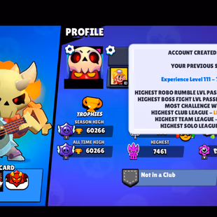 🌟12 MYTHIC SKINS🌟282 SKINS | 60.300 TROPHY | 97 BRAWLERS | 36 HYPERCHARGED | 41 MAXED BRAWLERS | 3 BUFFIES - Image 7