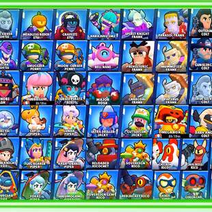 [ RARE SKINS ]  R35 PIN || 61K TROPHIES || 97 BRAWLERS || 70 MAX BRAWLERS || 50 HYPERCHARGED || 247 SKINS || INSTANT - Image 6