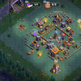 ||Xp 193 th 14 account|| Decent heros|| 3Epic equipments||6th builder unlock|| Builder apprentice th level max|||| - Image 4