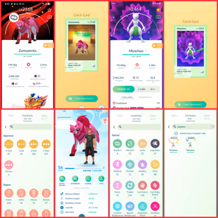 🎯2 RARE TRADEABLE SHINY BG ZAMAZENTA - SHINY MEWTWO | 100IV ZEKROM | 48 SHINY | 57 LEGENDARY ) NAME CHANGE Avl - Image 2